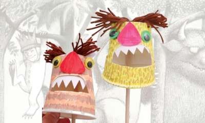 Euroa Library - Wild Paper Cup Puppets