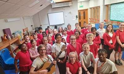 Mooroopna Library - Mooroopna Primary School Band performance