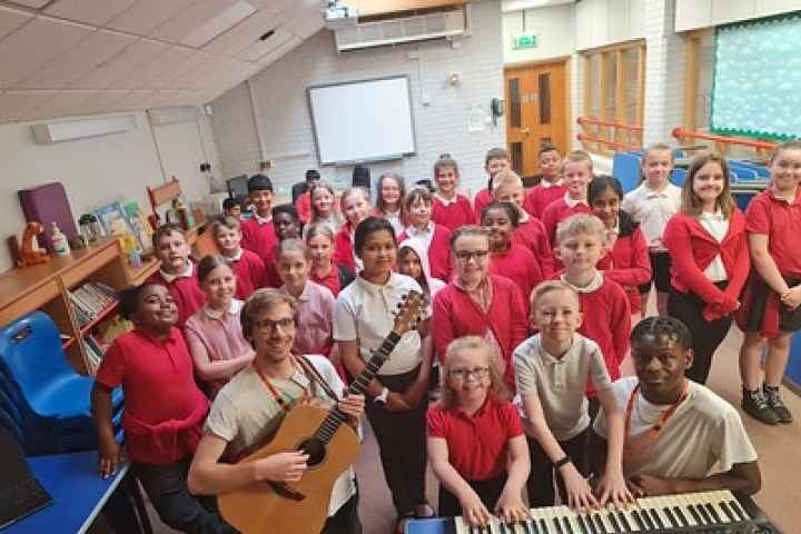 Mooroopna Library - Mooroopna Primary School Band performance