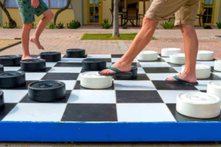 Mooroopna Library - Giant Checkers