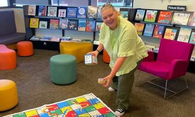 Cobram Library - Giant Snakes & Ladders, & Mega Balance Game