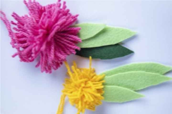 Avenel Library - Native Blossum Pom-Poms