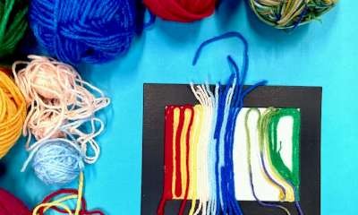 Euroa Library - Textural Wool Painting